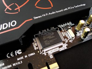 Recenzja karty dźwiękowej AIM SC808 AIM zastosował na tych kartach układ DSP C-Medii CM8888 z natywną obsługą PCI-e.