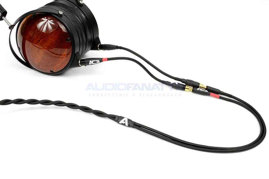 Adaptery AC3 CONVERTER do słuchawek Audeze (2x mini-jack 3,5 mm gniazdo - 2x mXLR 4-pin wtyk)
