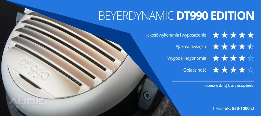 Recenzja Beyerdynamic DT990 Edition 600 Ohm